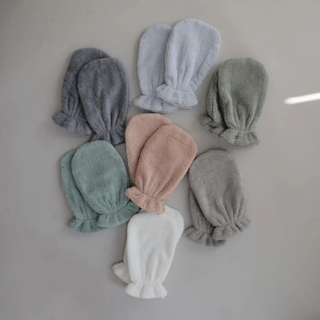 Mushie Bath Mitt - 2 Pack - Blush
