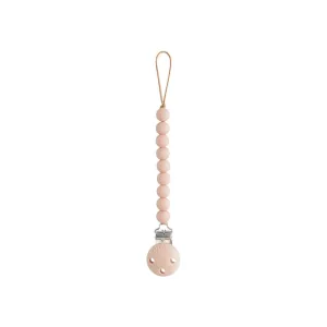Mushie Hera Pacifier Clip - Blush