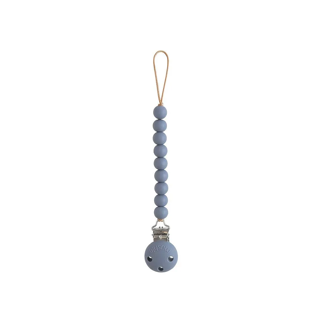 Mushie Hera Pacifier Clip - Tradewinds