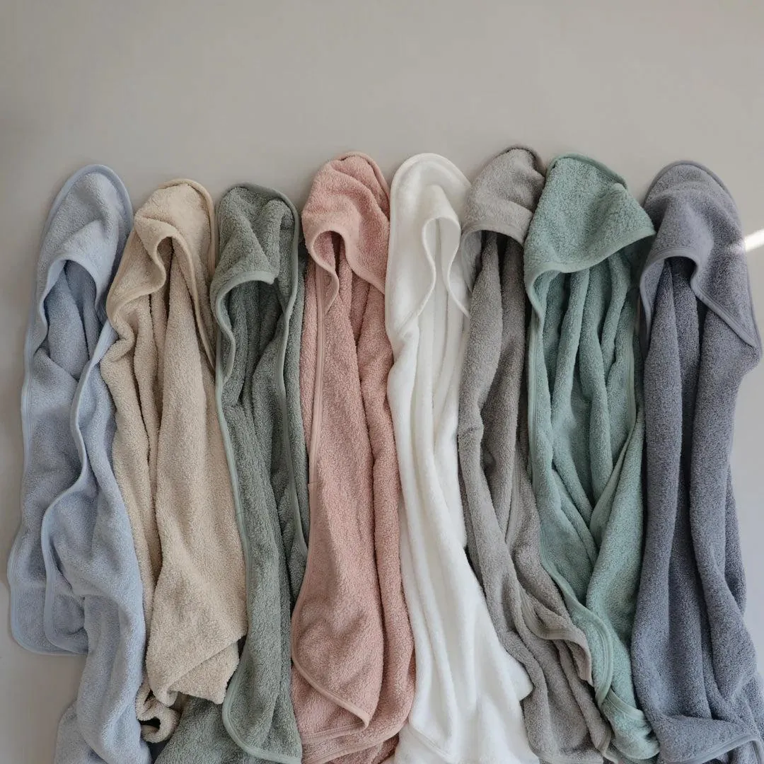 Mushie Hooded Towel - Moss