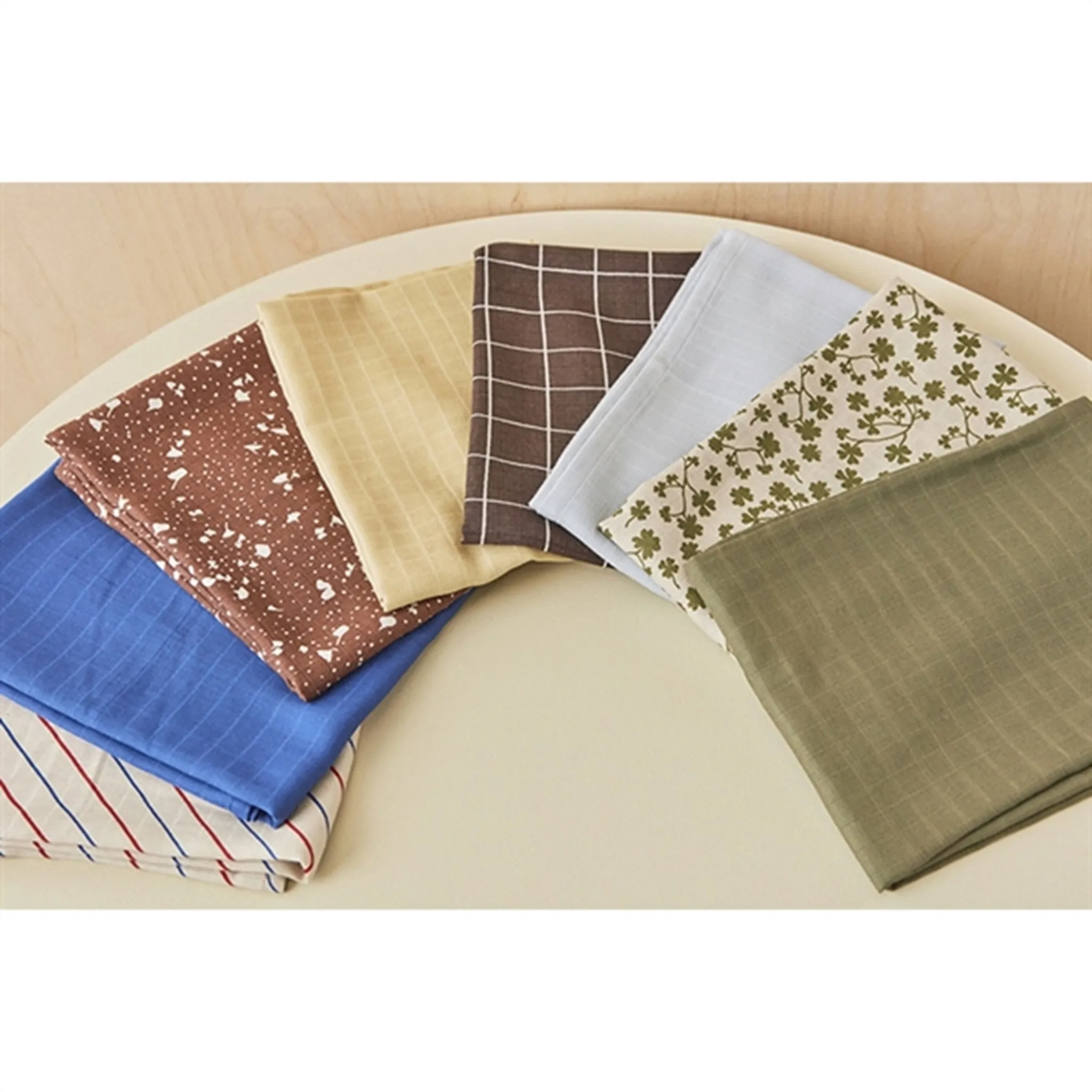 OYOY Muslin 2-pack Olive