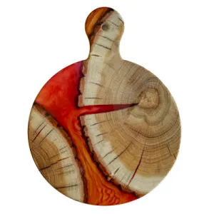 SALE🔥WOOD / RED CERAMIC TRIVET