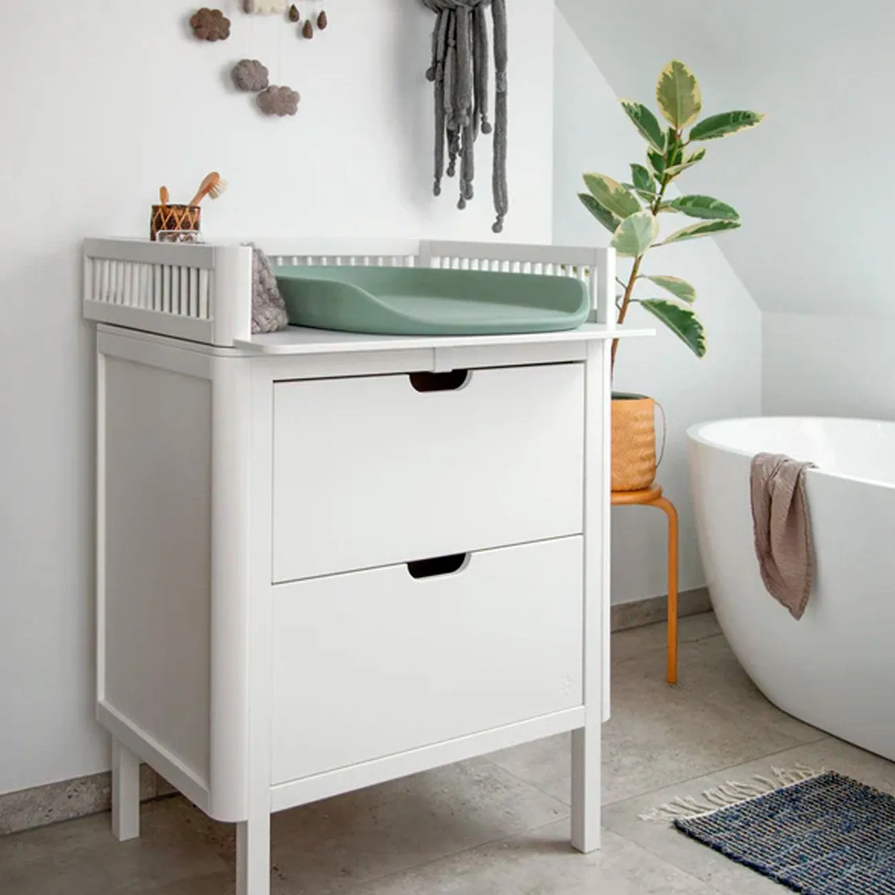 Sebra Changing Pad Seagrass