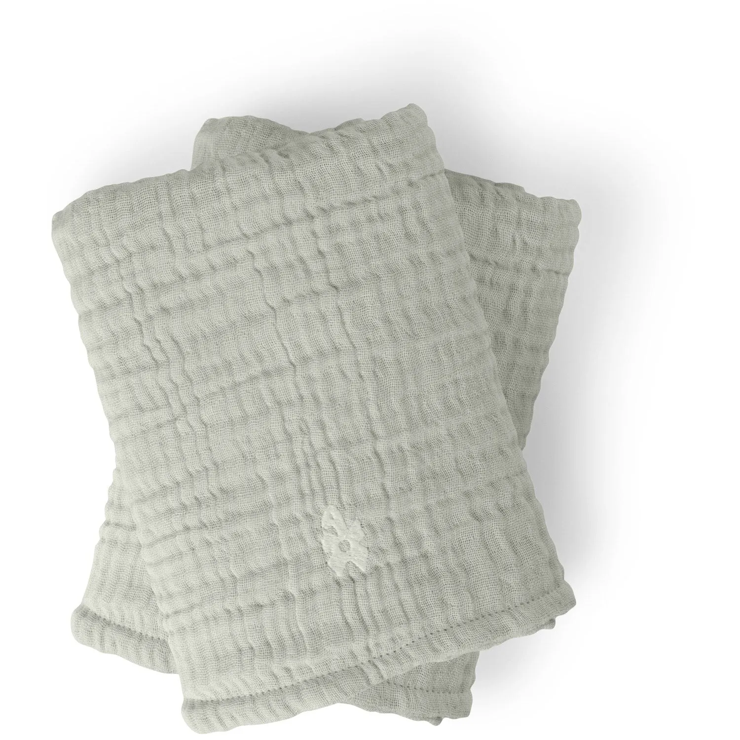 Sebra Green Nursing Towel 6-layer 2-Pack Muslin