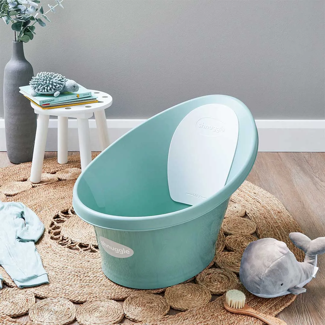 Shnuggle Baby Bath With Plug - Eucalyptus