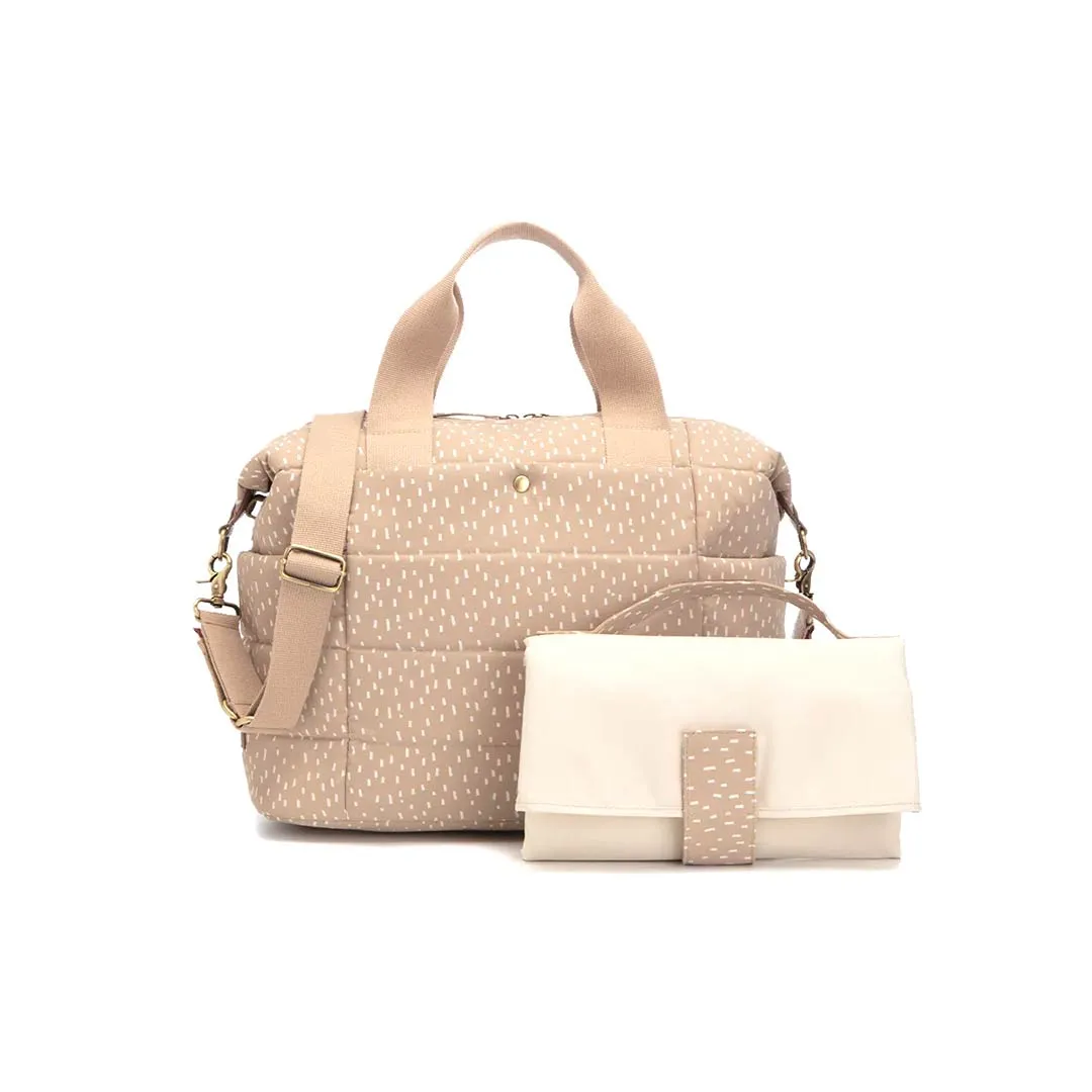 Storksak Organic Tote Changing Bag - Seashell