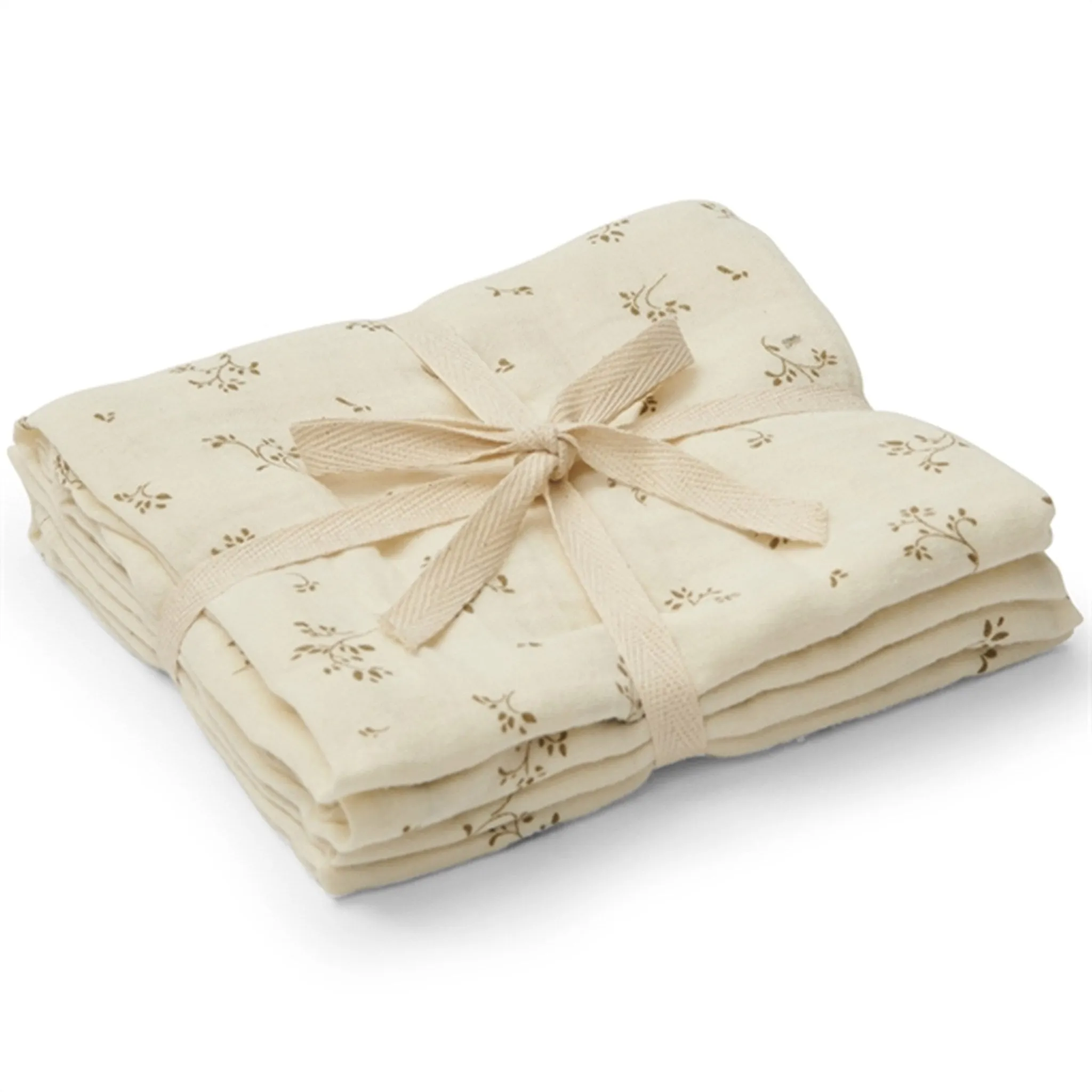That's Mine Muslin Cloths 2-pack Secret Garden Olive