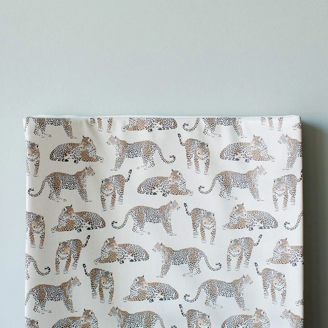 The Little Bumble Co. Anti Roll Changing Mat - Neutral Leopard