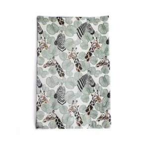 The Little Bumble Co. Anti Roll Changing Mat - Safari - Green