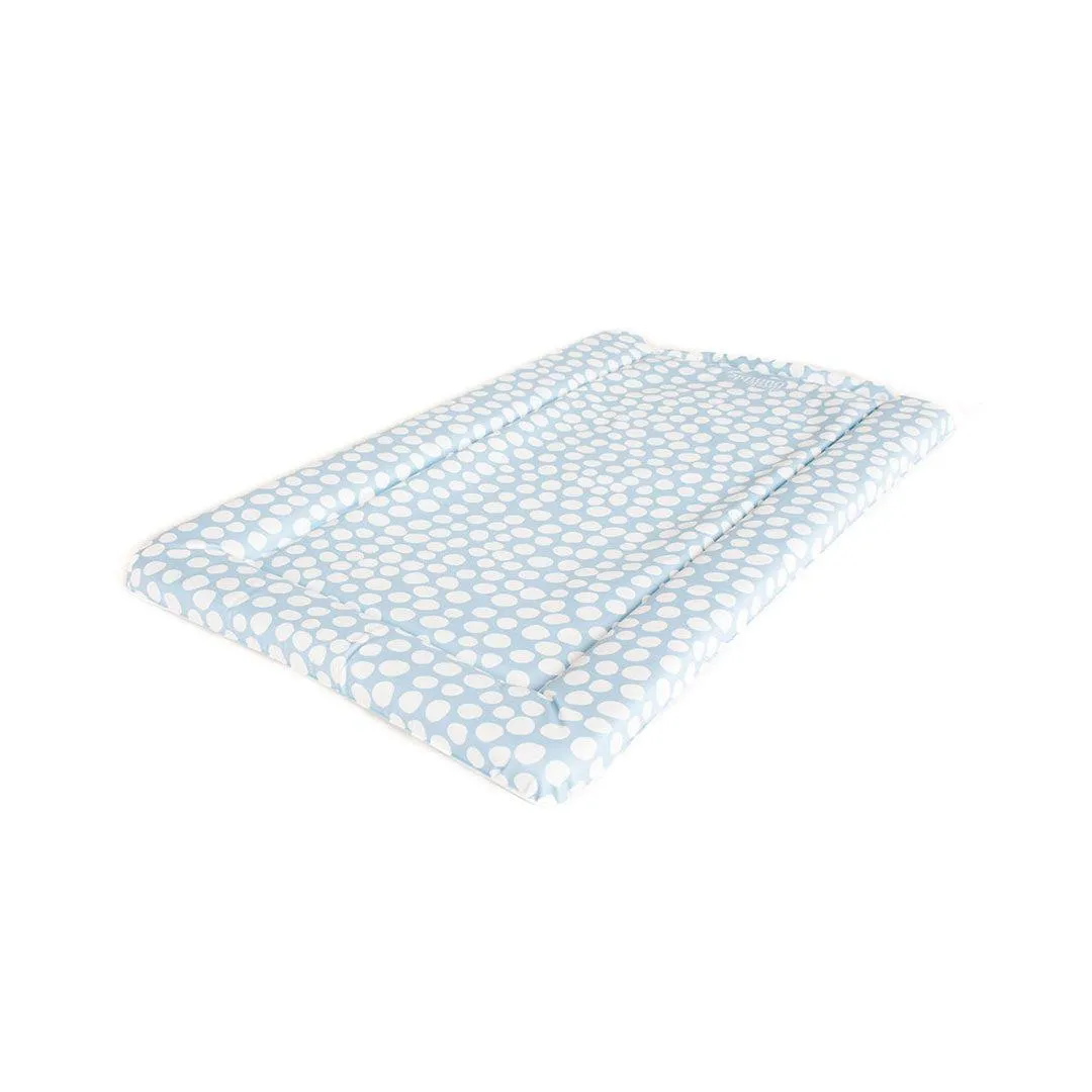 The Little Bumble Co. Standard Changing Mat - Dotty - White   Blue
