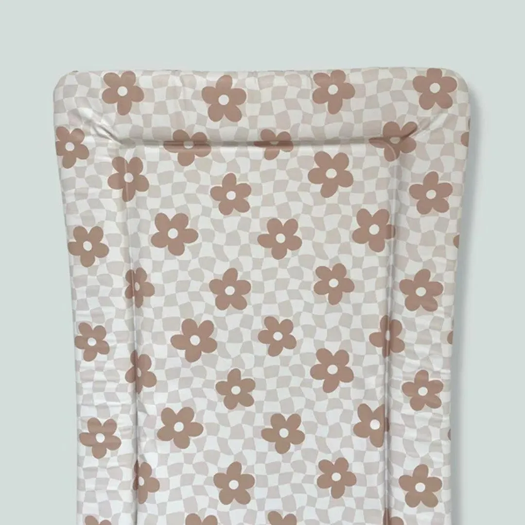 The Little Bumble Co. Standard Changing Mat - Wavy Check Floral