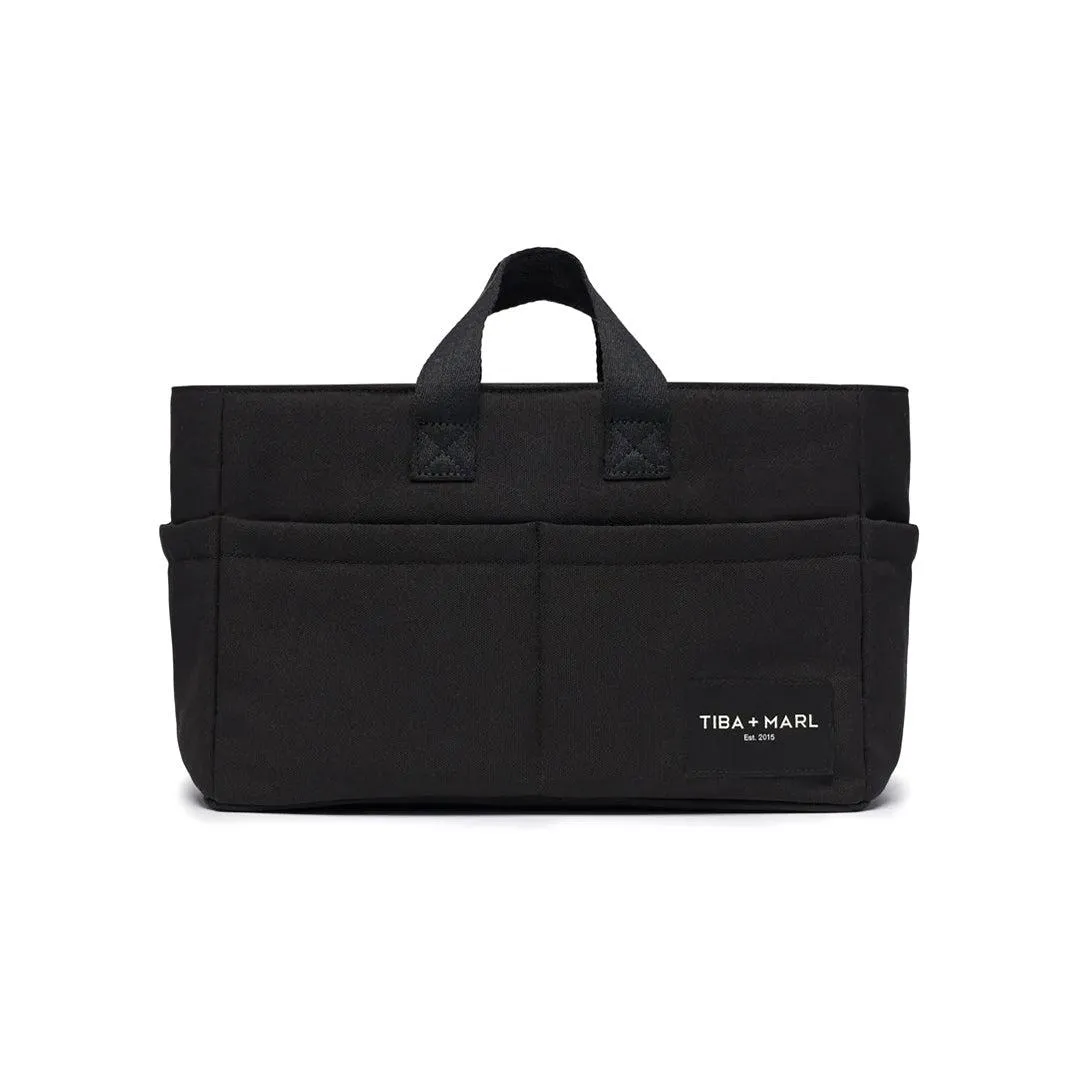 Tiba   Marl Canvas Caddy - Black