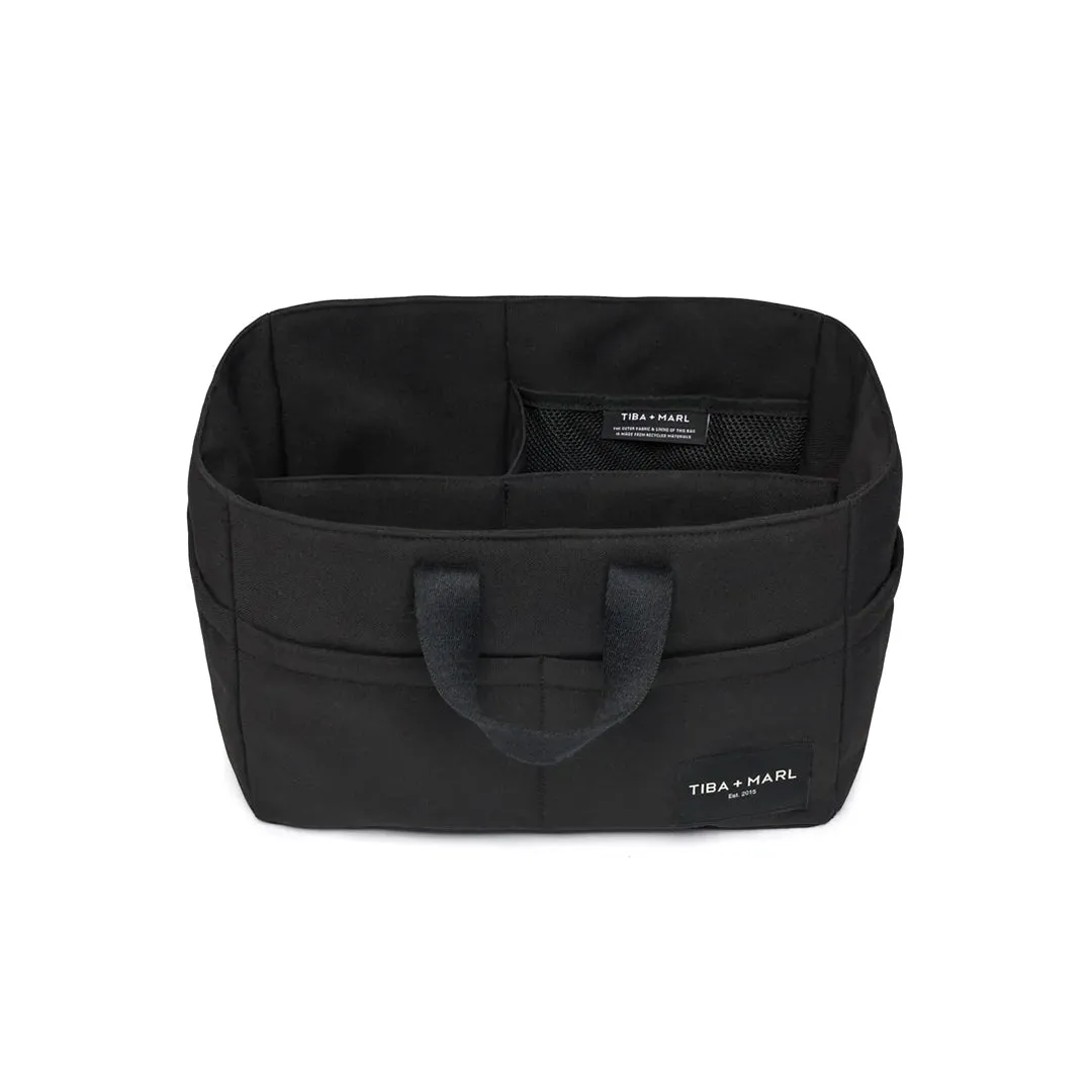 Tiba   Marl Canvas Caddy - Black