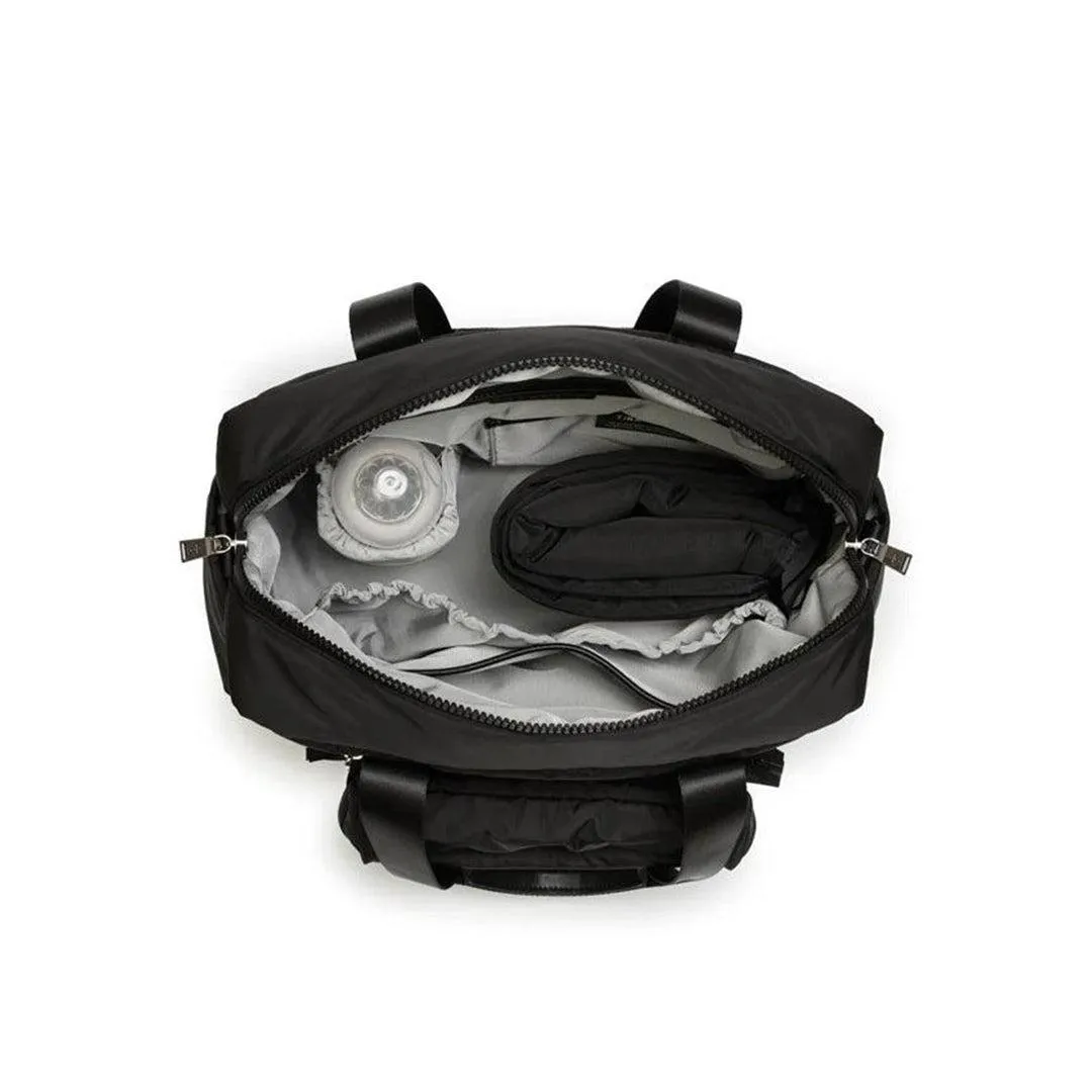 Tiba   Marl Phoenix Holdall Eco Nylon - Black