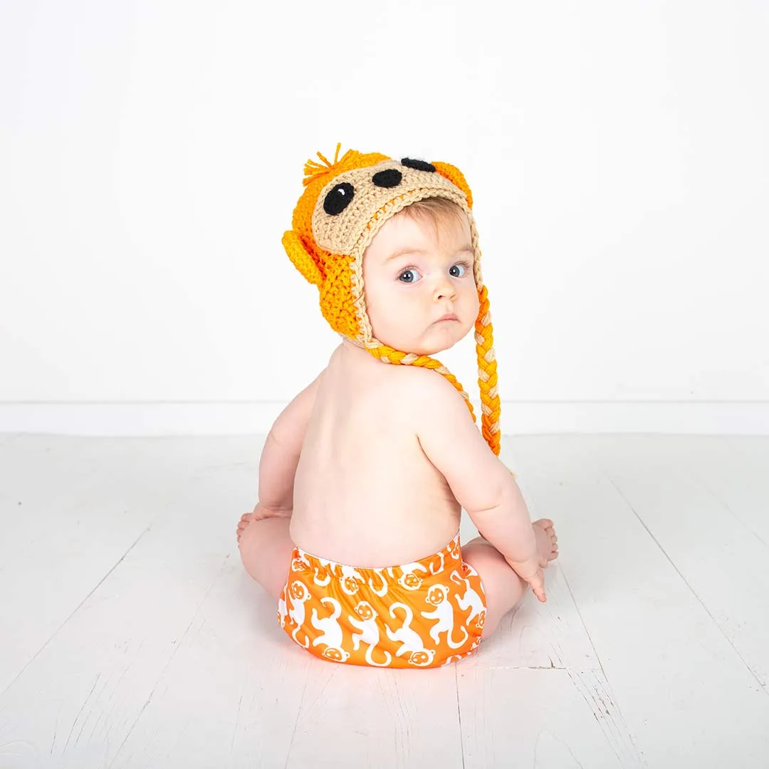 TotsBots Bamboozle Nappy Wrap - ChimPANTzee