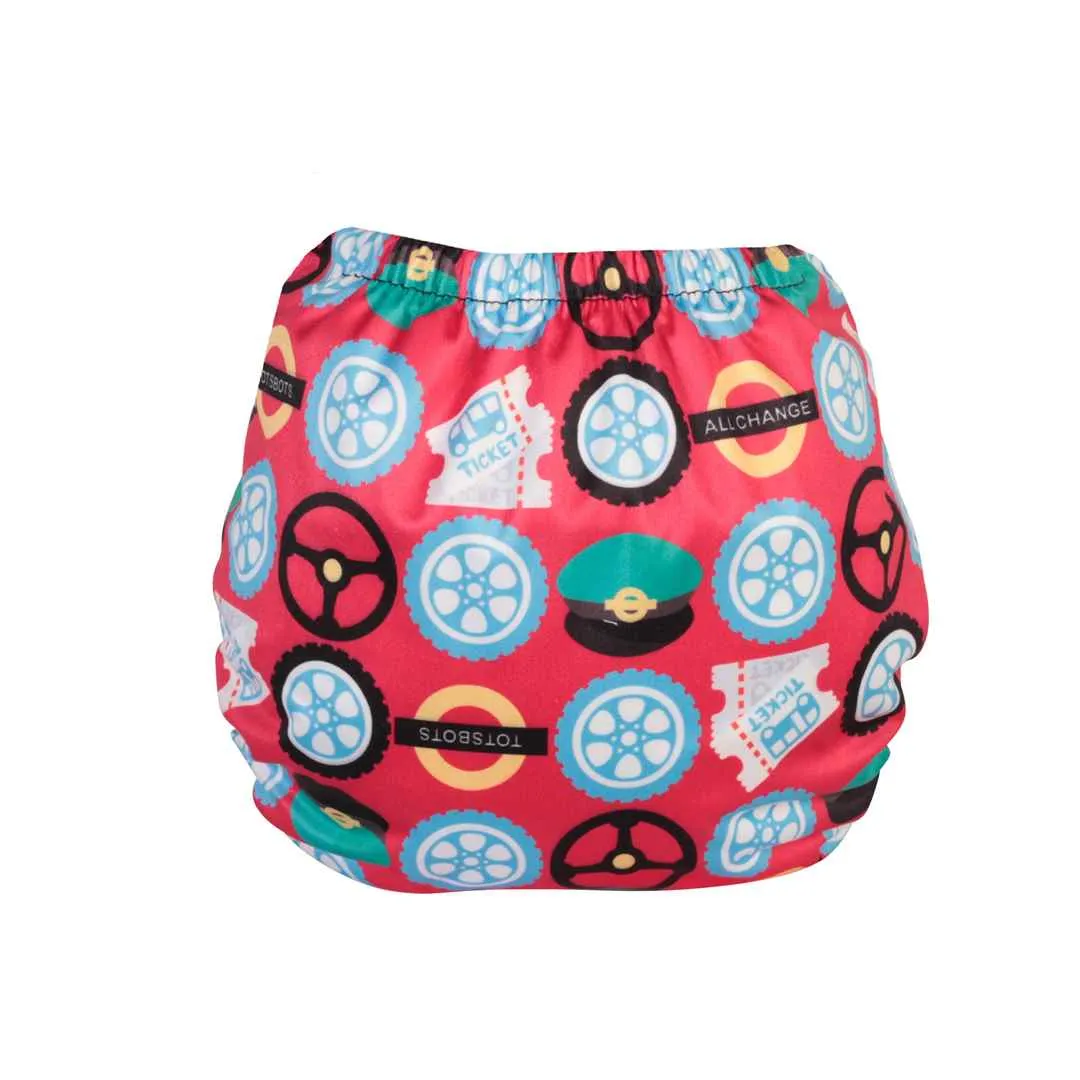 TotsBots Bamboozle Nappy Wrap- Wheels on the Bus