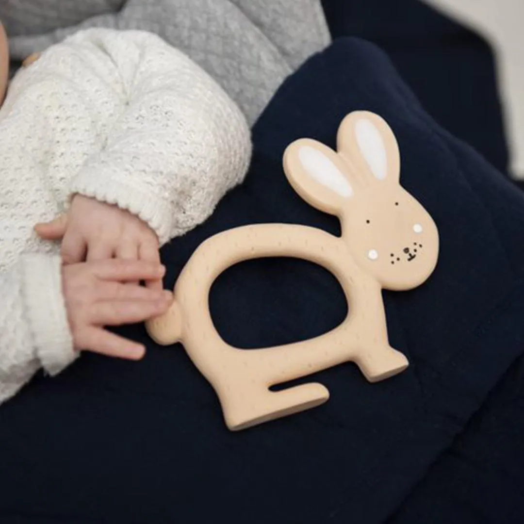Trixie Natural Rubber Grasping Toy - Mrs Rabbit